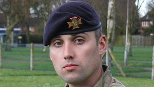 Sgt Davidson was helping train Afghan police officers, the Ministry of Defence said